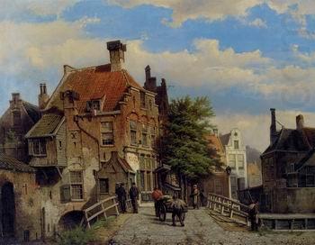 European city landscape, street landsacpe, construction, frontstore, building and architecture. 329, unknow artist